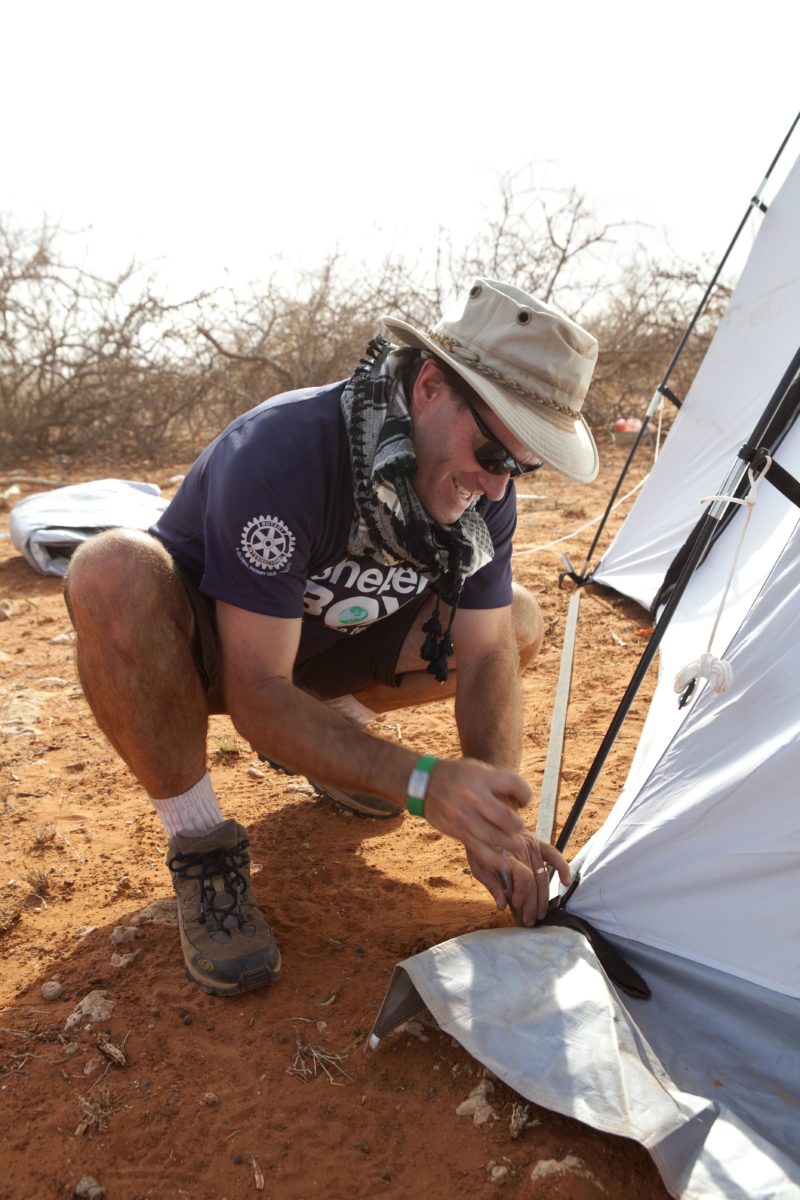 SRT Dave Hallett at Haloweyn Refugee Camp, Dolo Ado, Somali Regi