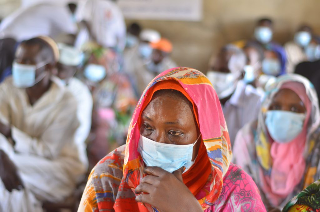 Masks are still encouraged as vaccines are not widely available here