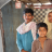 A Pakistani family in their shelter.